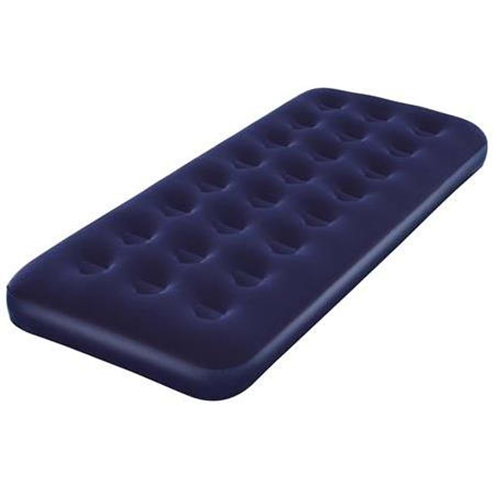 Bestway 67000 Flocked Single Blue Tek Kişilik Şişme
