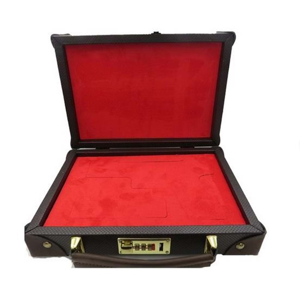 Hunterland Ahşap Deri Silah Tabanca Çantası