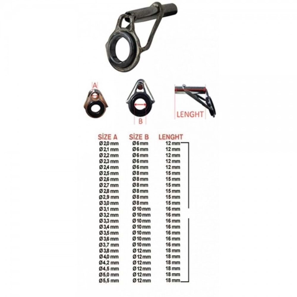 PORSELEN UÇ 1. PARÇA GUNSMOKE PASLANMAZ - 2.20MM