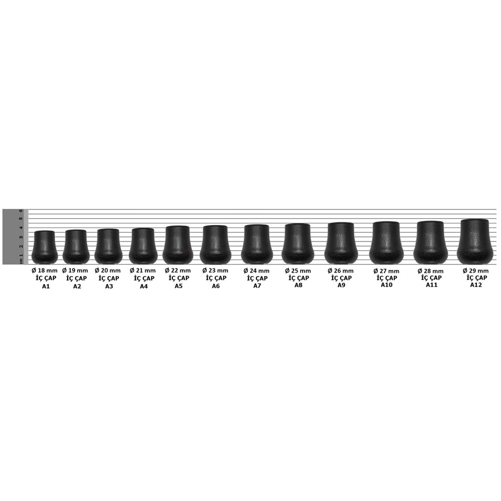 KAUÇUK KAMIŞ TAPASI - 18.00MM