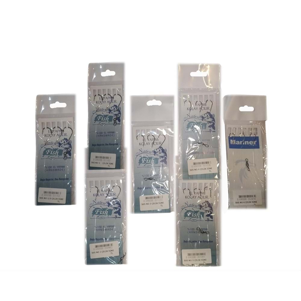 505 MARİNER 3 İĞNELİ HIRSIZLI DİP TAKIMI - NO-5