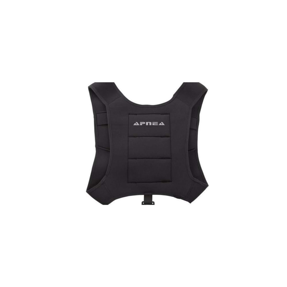 Apnea Sırt Ağırlık Yeleği Siyah Renk 4.75kg Kurşun Dahil - XXL