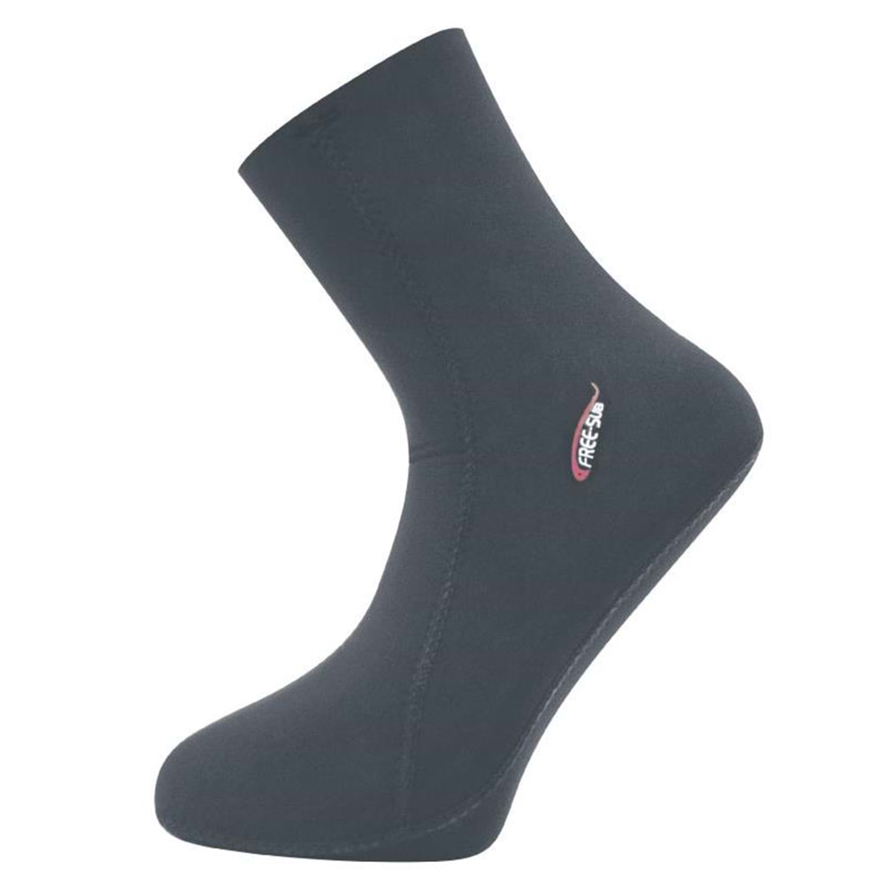 Jarse Kaymaz Tabanlı İçi Havlulu 7mm Dalış Çorabı - XXL