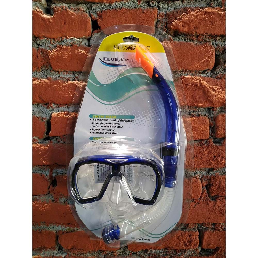 M44-SN6 MASKE ŞNORKEL SET