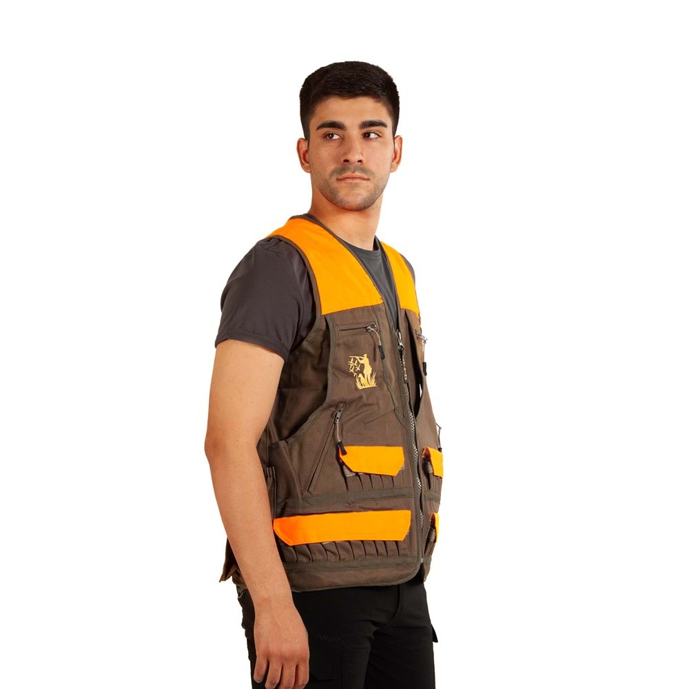 Hunthink Camel Turuncu Avcı Yeleği - XXL
