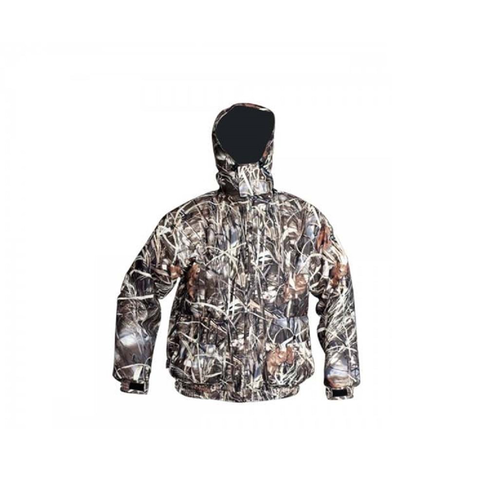Parka Saz Desen Lastikli - XXL