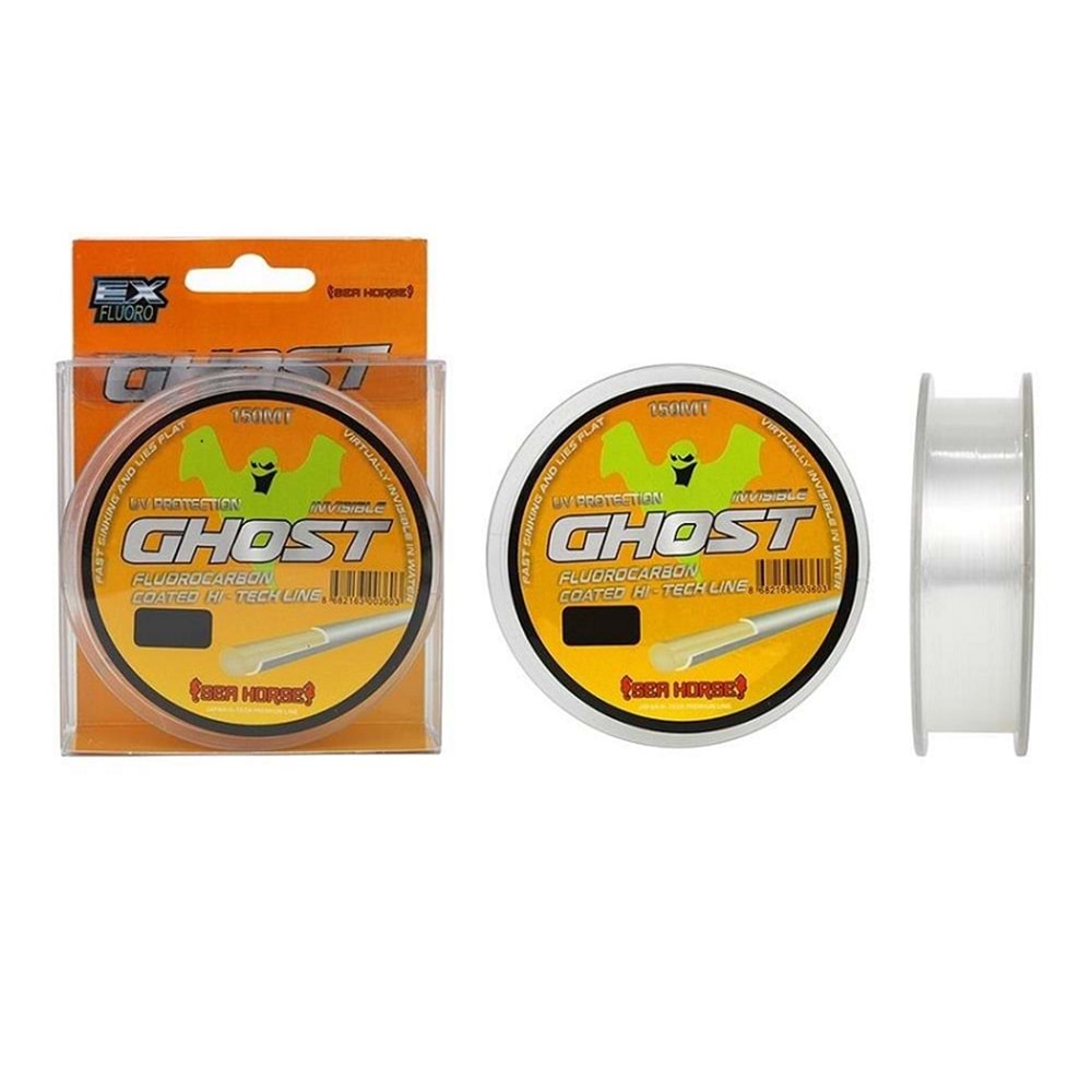 Sea Horse Ghost Uv Protection F.Carbon Coated 150m Olta Misinası - 0.35MM