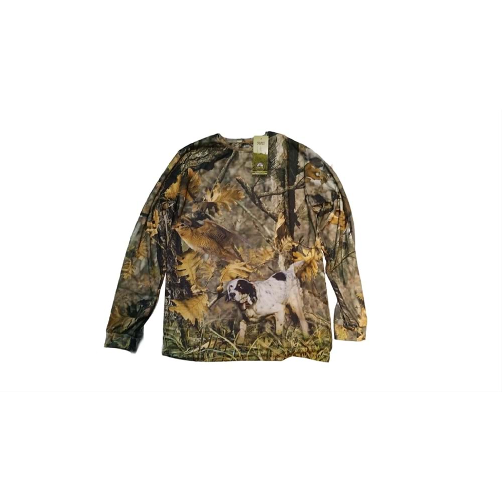 SETTER DESENLİ UZUN KOLLU SWEATSHİRT - XL