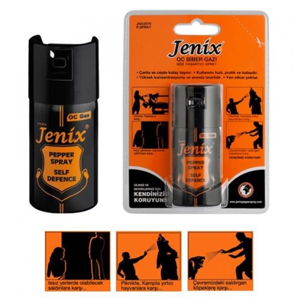 JENİX BİBER GAZI - GÖZ YAŞARTICI SPREY 40ml