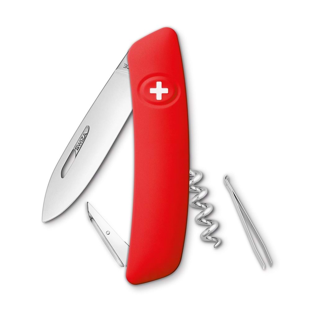 SWIZA D02 Rouge Kırmızı İsviçre Çakısı