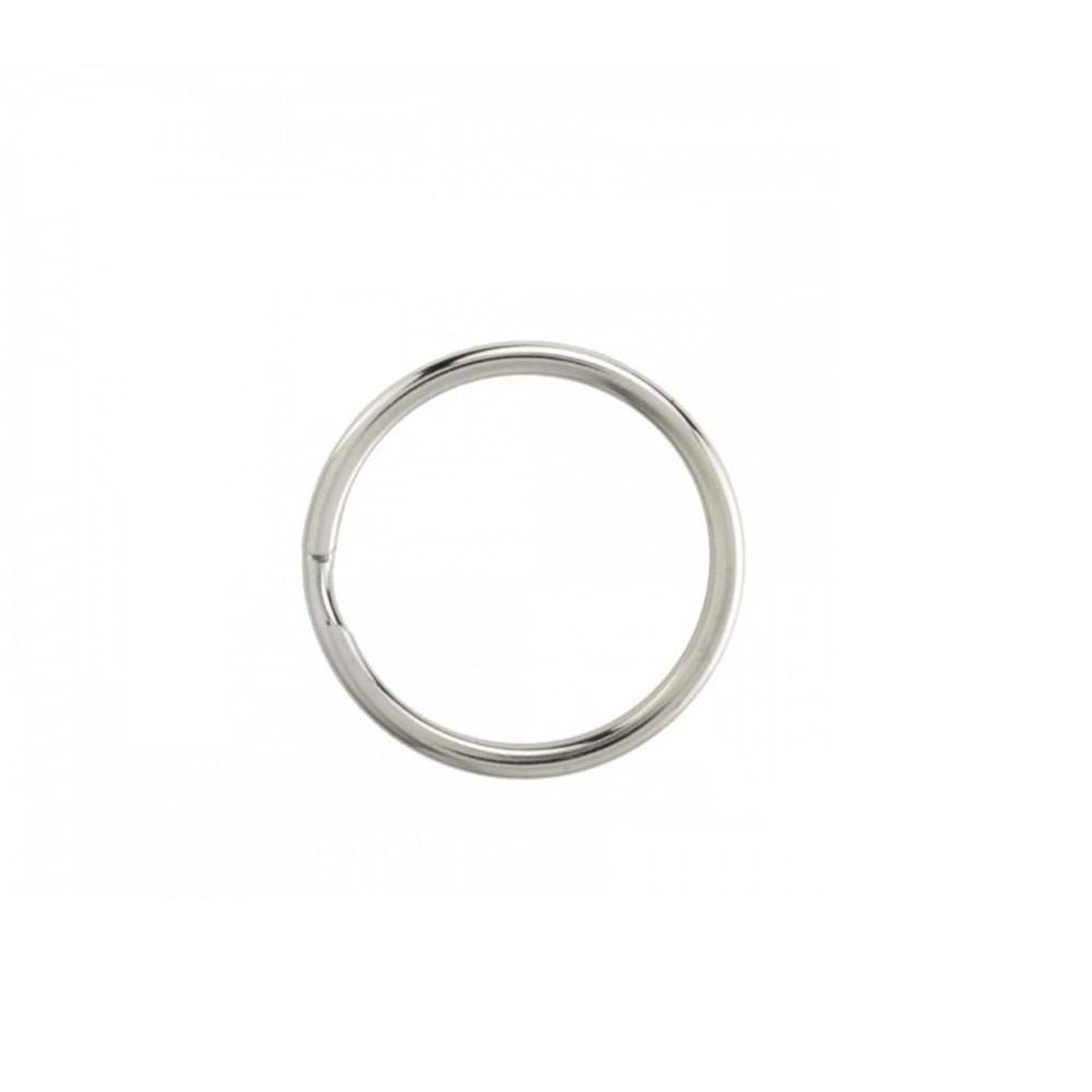 HALKA PASLANMAZ ÇELİK- Split Rings 1 pakette 10 adet - NO-01