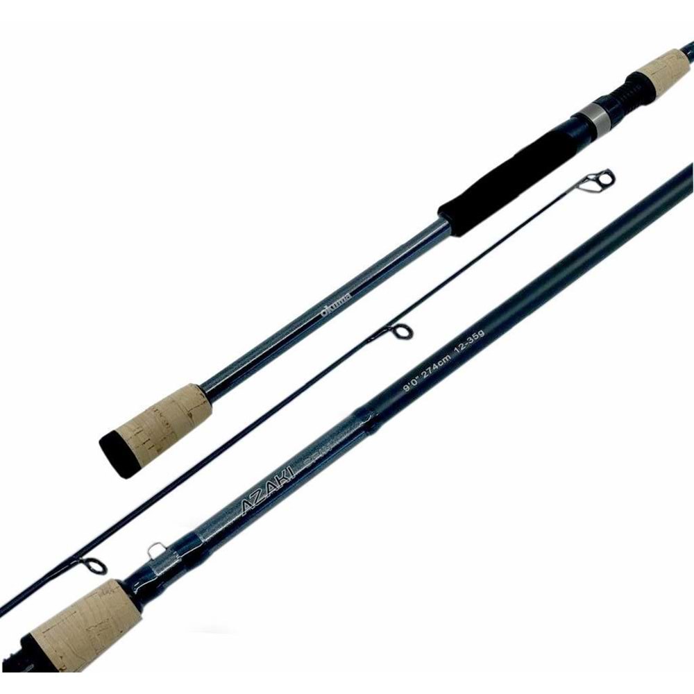 Okuma Azaki Spin 244 cm 12-35 gr 2 Parça Spin Kamışı