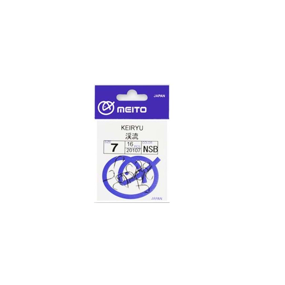 MEİTO KEIRYU BLACK NİCKEL OLTA İĞNESİ - NO-1
