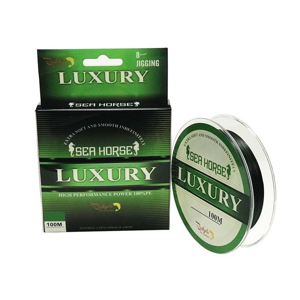 8X İPEK İP MİSİNA SEA HORSE LUXURY 100M - 0.20MM