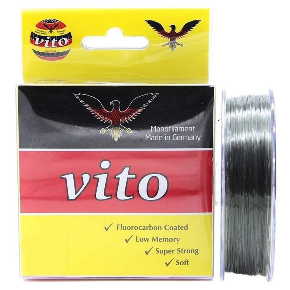 Vito Süper Strong Fluorocarbon Coated Olta Misinası 300mt - 0.35MM