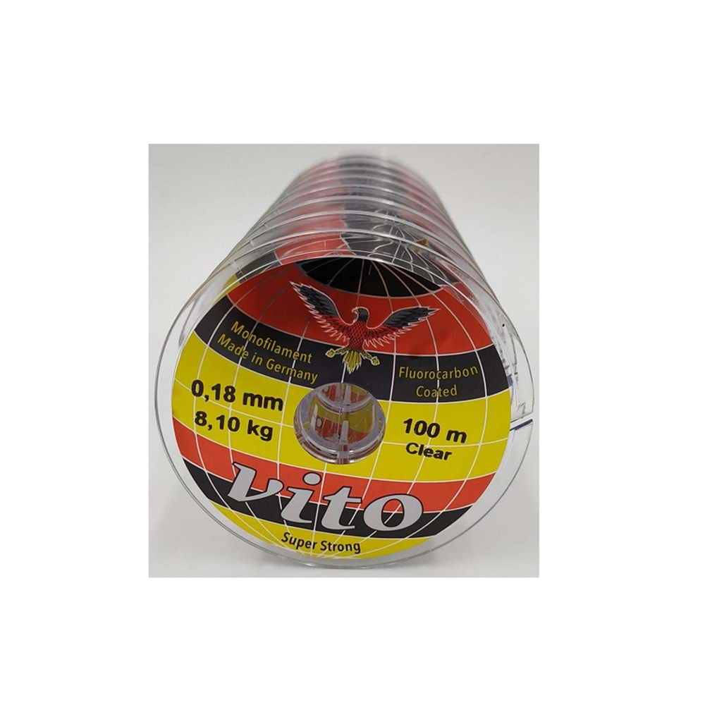 Vito Süper Strong Fluorocarbon Coated Olta Misinası 100mt - 0.18MM