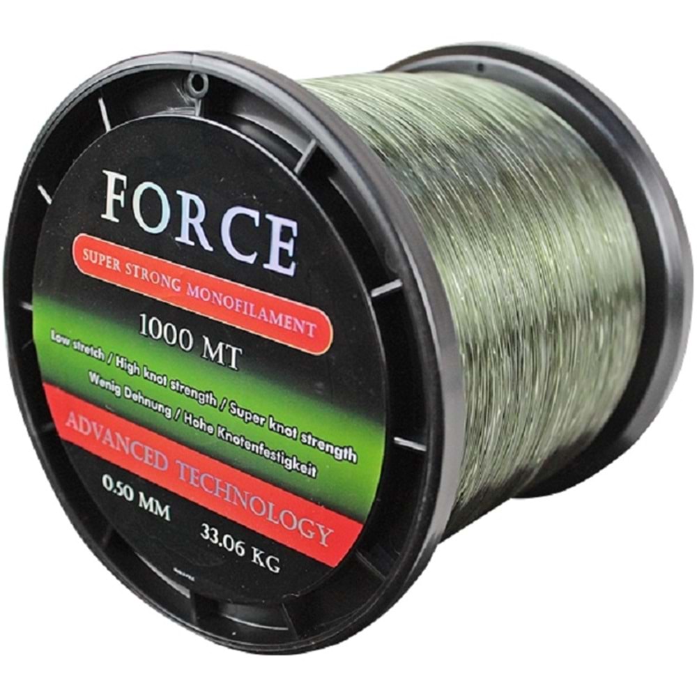 MİSİNA FORCE YEŞİL 1000 MT. - 0.50MM