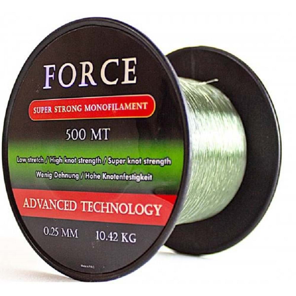 MİSİNA FORCE YEŞİL 500 MT. - 0.35MM