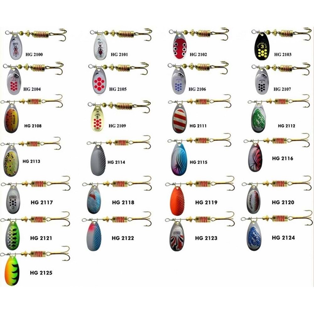 Spinner Alabalık Kaşık No:3-6gr - HG 2100