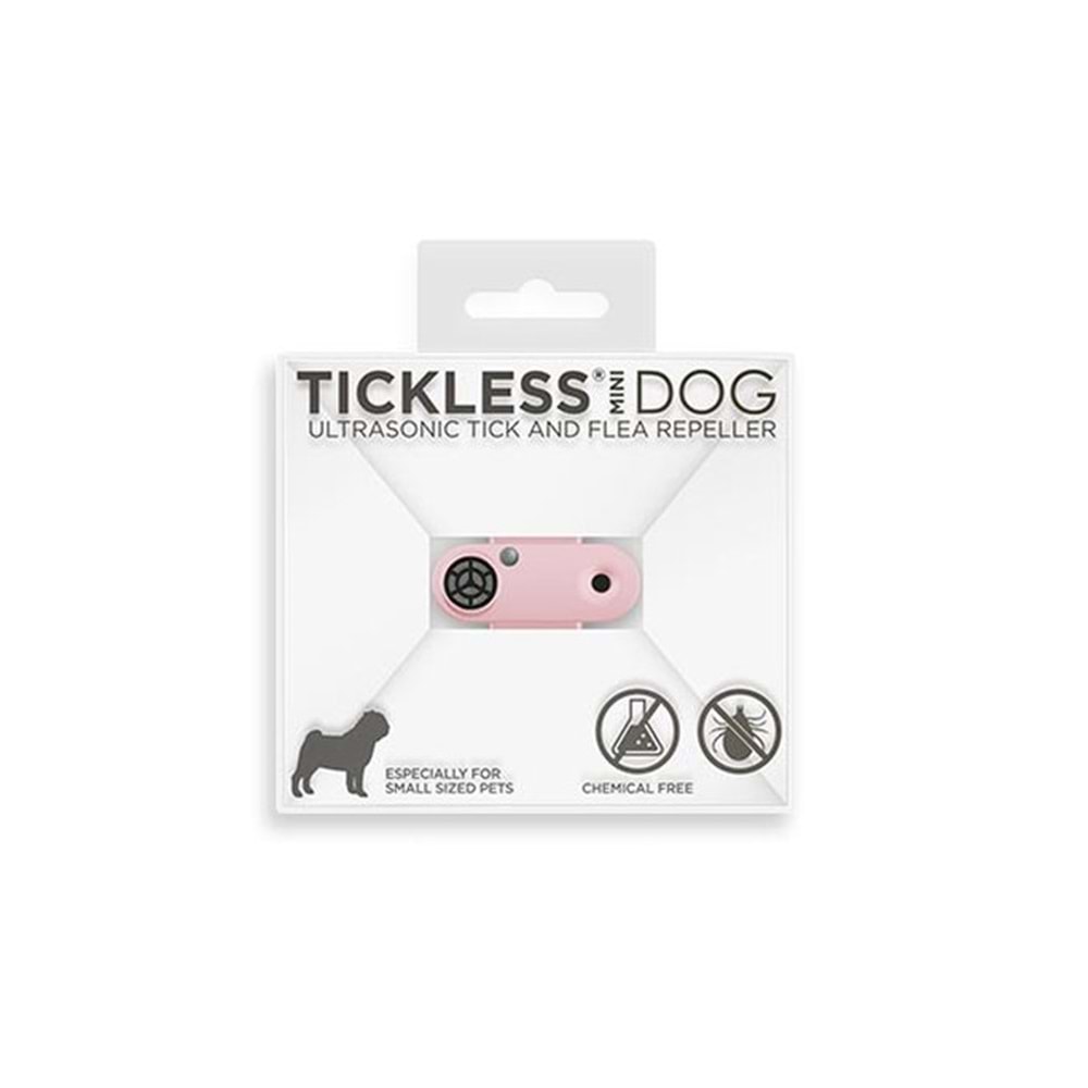 Tickless Mini Dog Şarjlı Ultrasonic A.Pembe - Köpek İçin Kene Bit Pire Kovucu