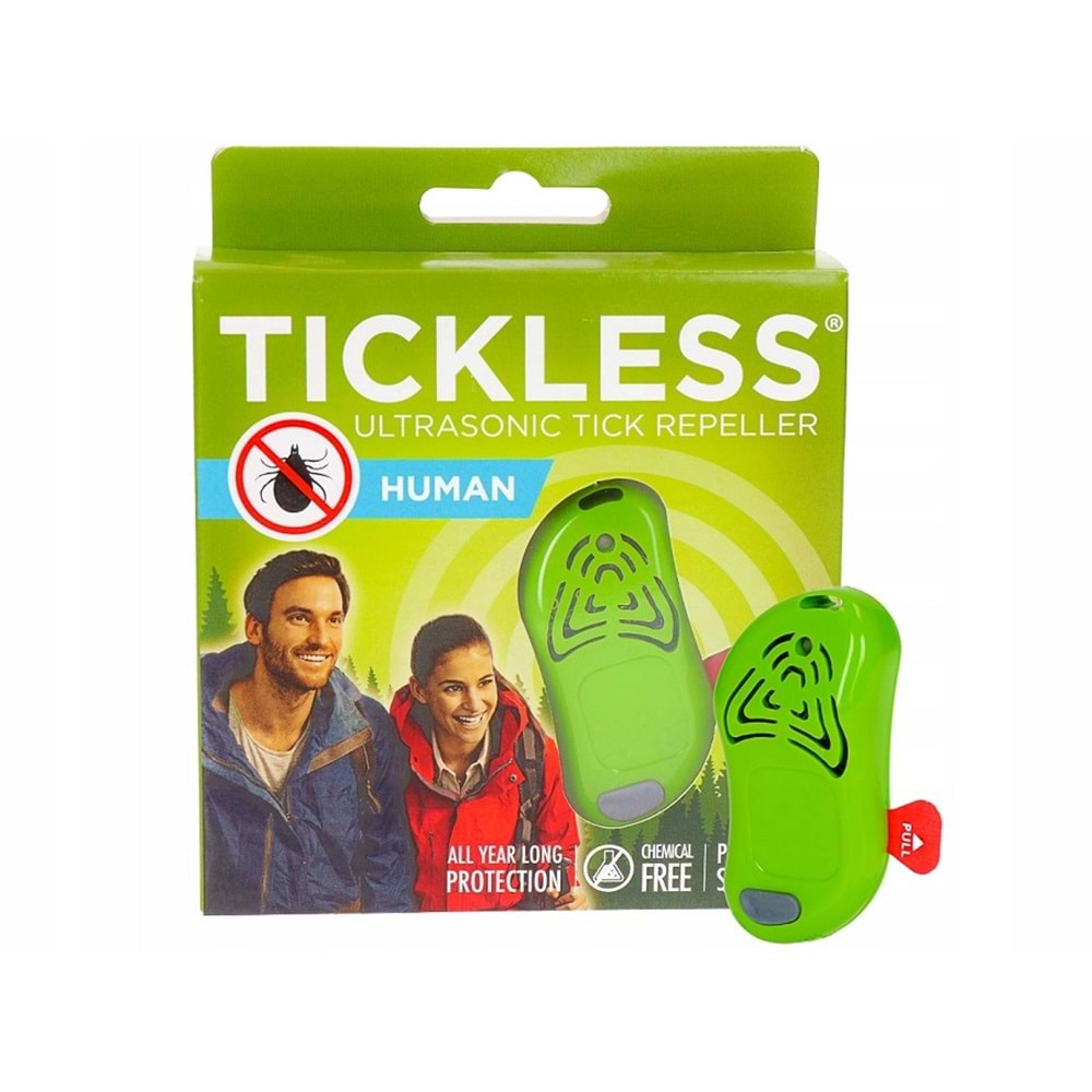 Tickless Human Ultrasonic Yeşil - İnsanlar İçin Kene Bit Pire Kovucu