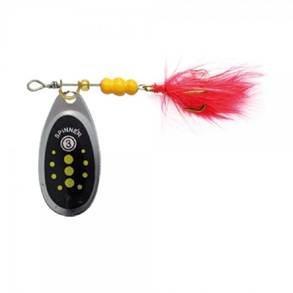 KAŞIK SPİNNER TÜYLÜ NO: 2-4gr - HG 2138