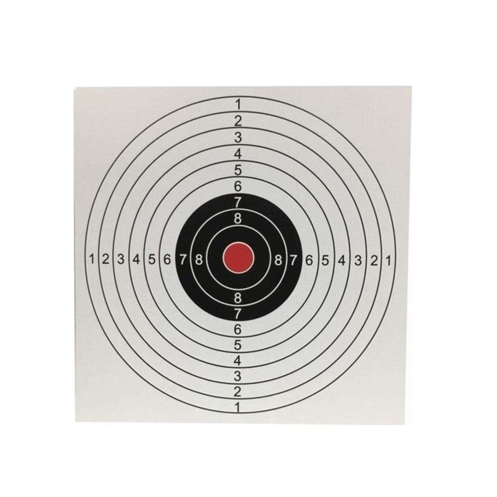 Hedef Kağıdı 14 x 14cm 50 adet