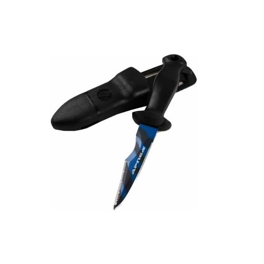 Apnea Sub 9 C/2 Teflon Blue Camou Dalış Bıçağı