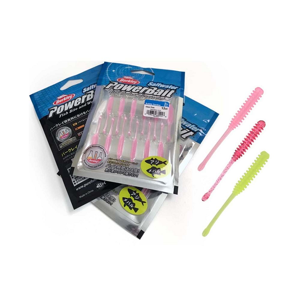Berkley Bubble Sardine Light Cherry Lrf Sahte Yem 5cm 12li