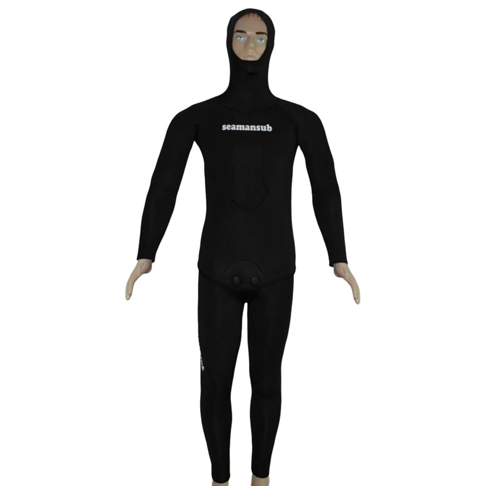 SEAMAN 5mm SİYAH AVCI DALIŞ ELBİSESİ - M