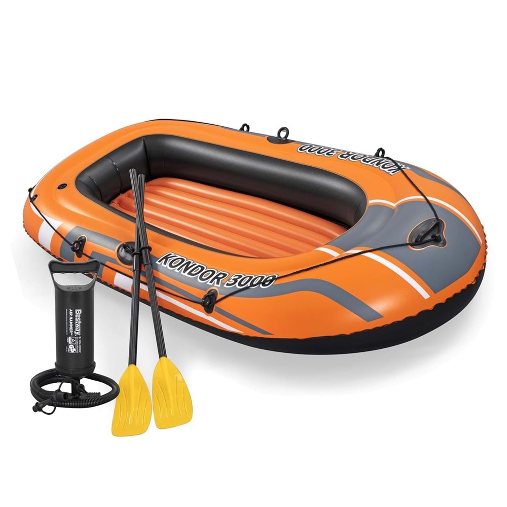 Bestway 61102 Pompa + Kürek Set 3 Kişilik 242×141CM