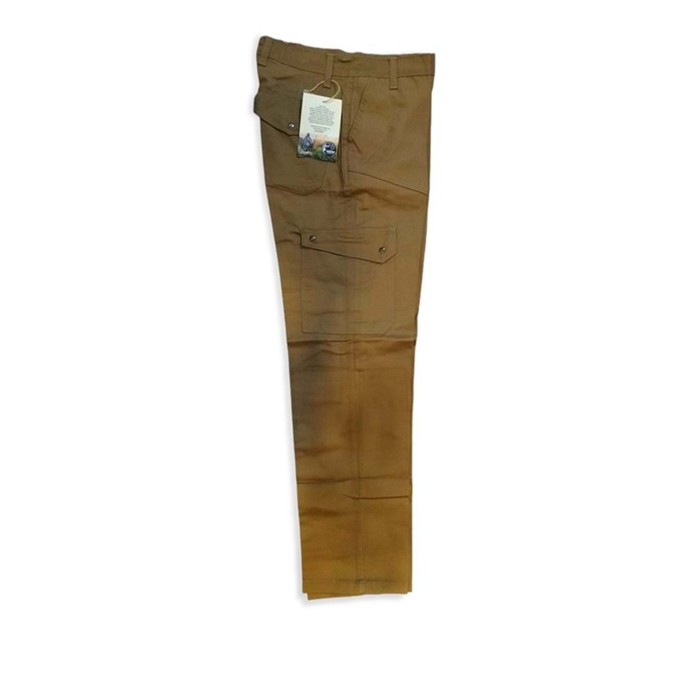 LİKRALI CAMEL KARGO PANTOLON - 48