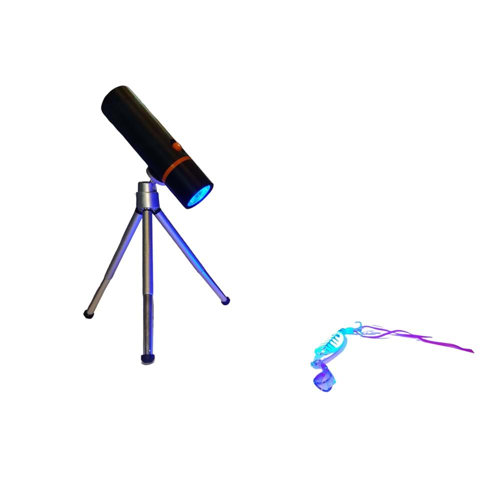 Uzun Menzilli Uv Led Mor Işıklı Fener