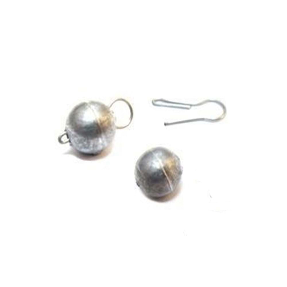 River Hareketli İğnesiz Jig Head Kurşunu 4 Parça - 1.5 GR