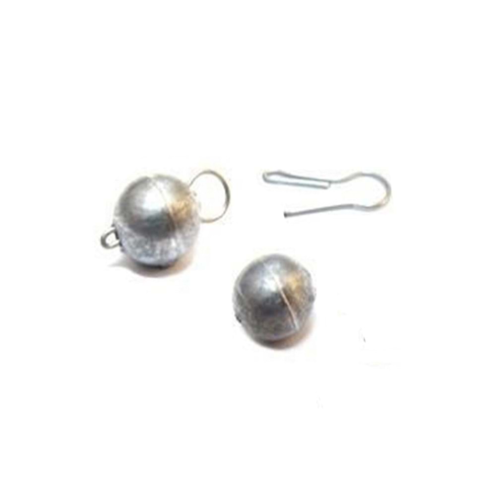 River Hareketli İğnesiz Jig Head Kurşunu 4 Parça - 4 GR