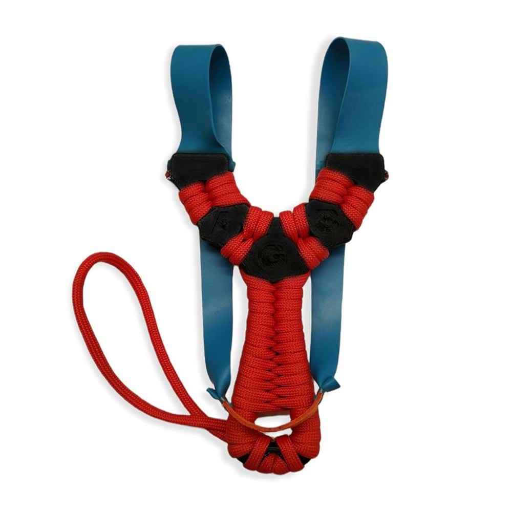 Avcı Sapanı Arpacıklı Paracord İpli Profesyonel Slingshot