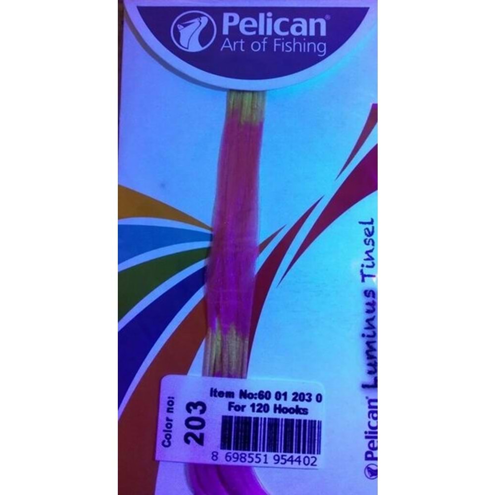 Pelican Tinsel Fosforlu Sim Col:203