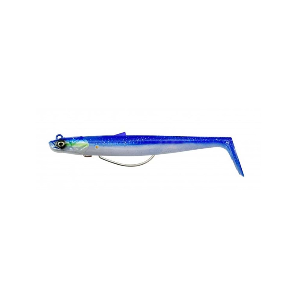 Savage Gear Sandeel V2 Weedless 11.5 cm 22 gr Blue Pearl Silver 2+1