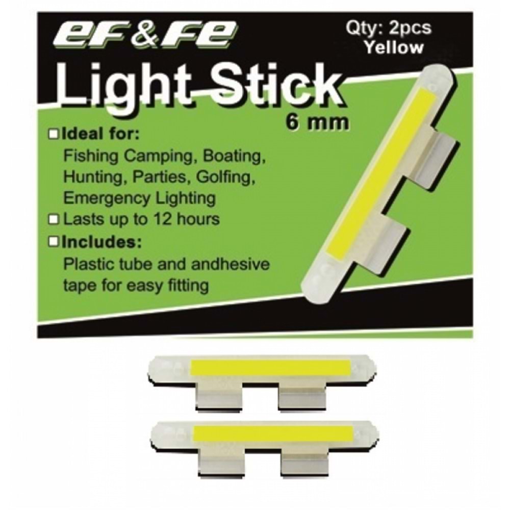 Light Fosfor Çiftli Kamışa Takılan 6MM