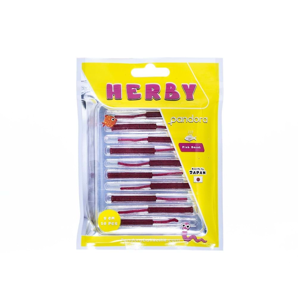 Pandora Herby 5cm 10 Parça Lrf Silikon Yem - RED BERY