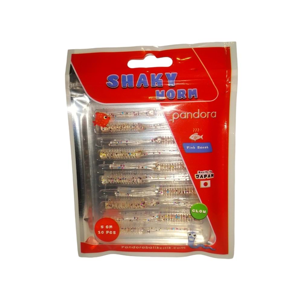 Pandora Shaky 5cm 10 Parça Lrf Silikon Sahte Yem - CANDY