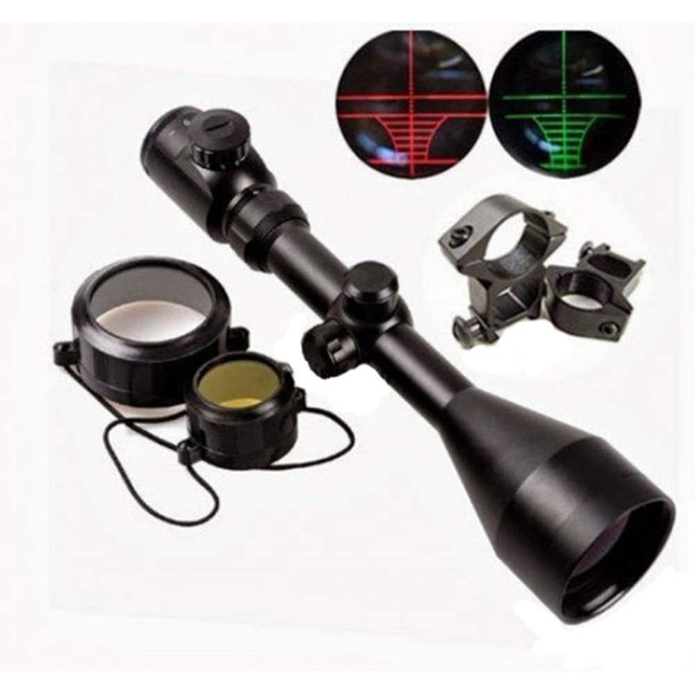 TR-Nikula 3-9X50 Işıklı Zoomlu Keskin Nişancı Dürbünü