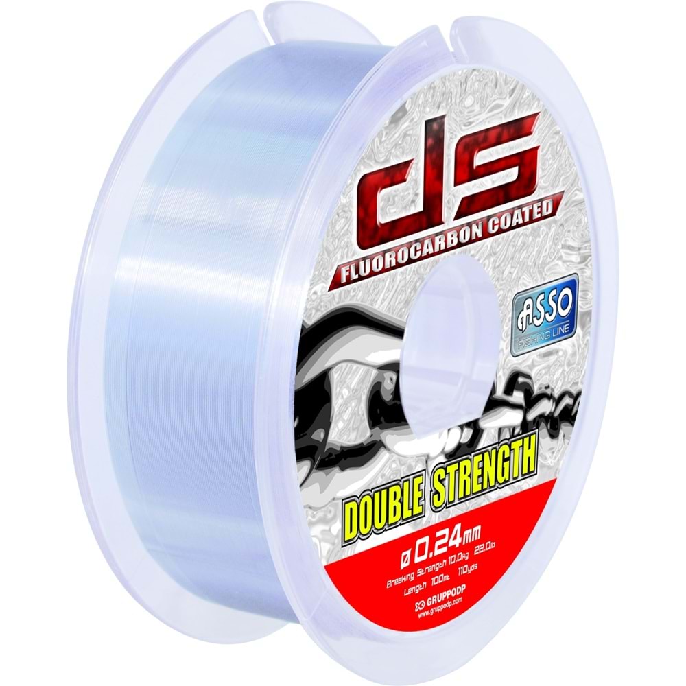 Asso Double Strength FC COATED 200m. Gri Misina - 0.35MM