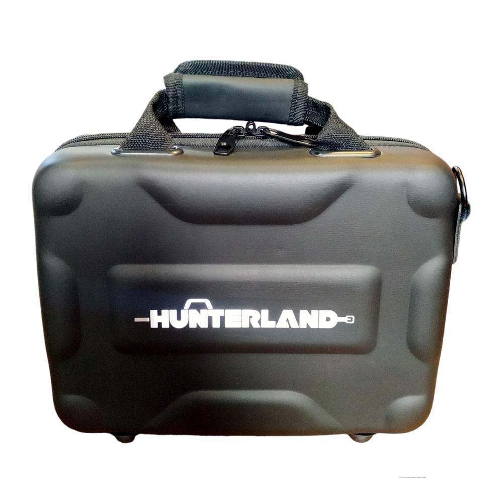 Hunterland Siyah Deri Panel Tabanca Taşıma Çantası