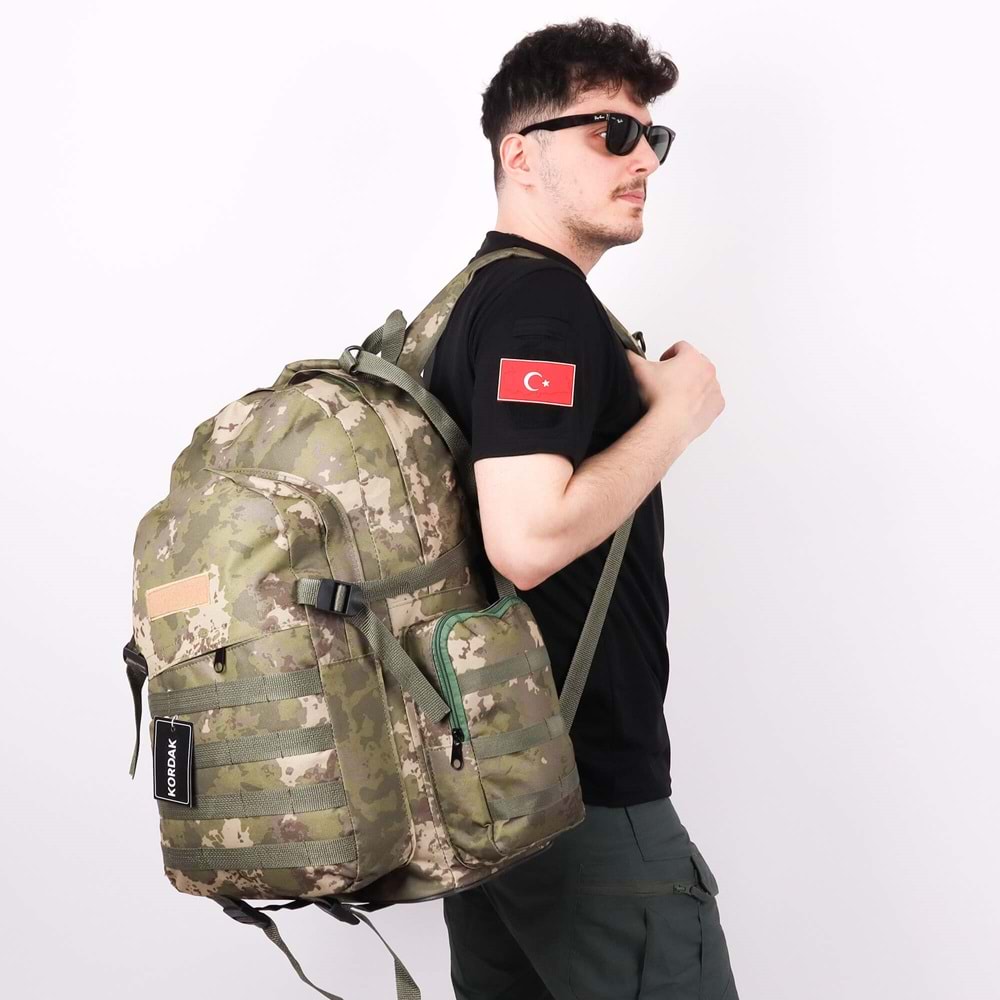 65lt TSK Kamuflaj Outdoor Taktikal Sırt Çantası
