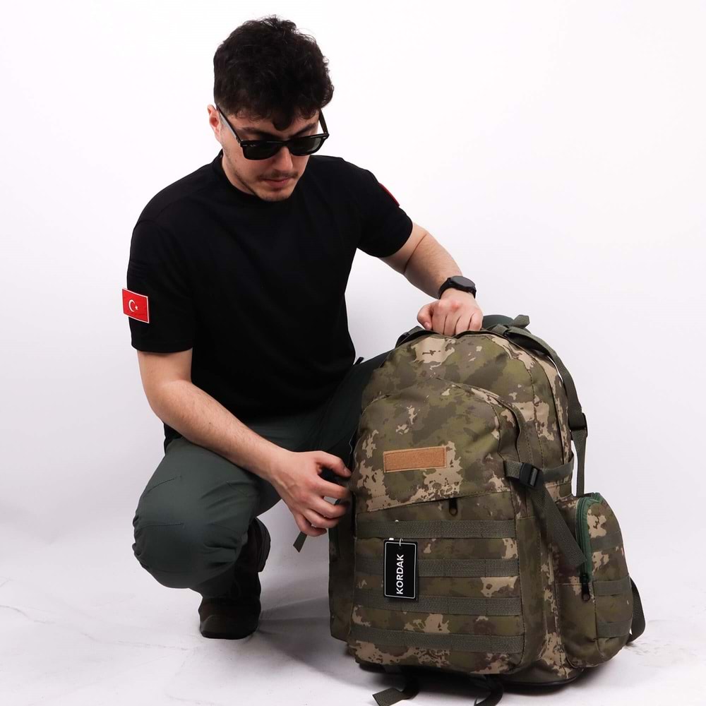 65lt TSK Kamuflaj Outdoor Taktikal Sırt Çantası
