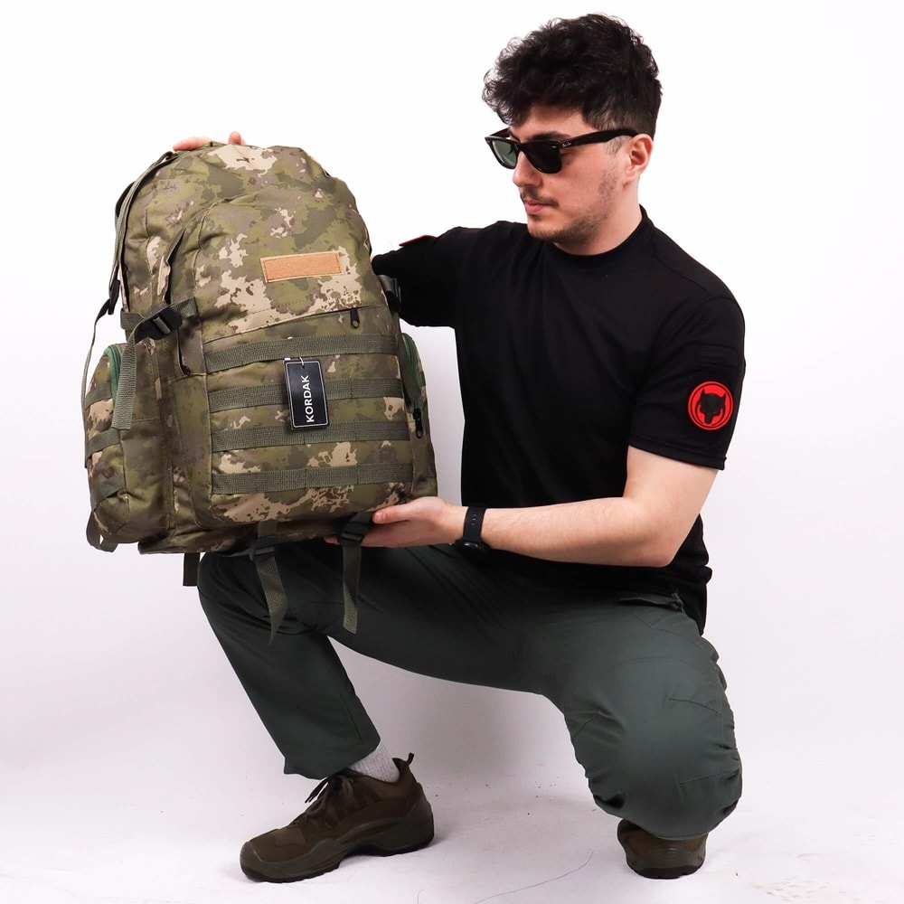 65lt TSK Kamuflaj Outdoor Taktikal Sırt Çantası