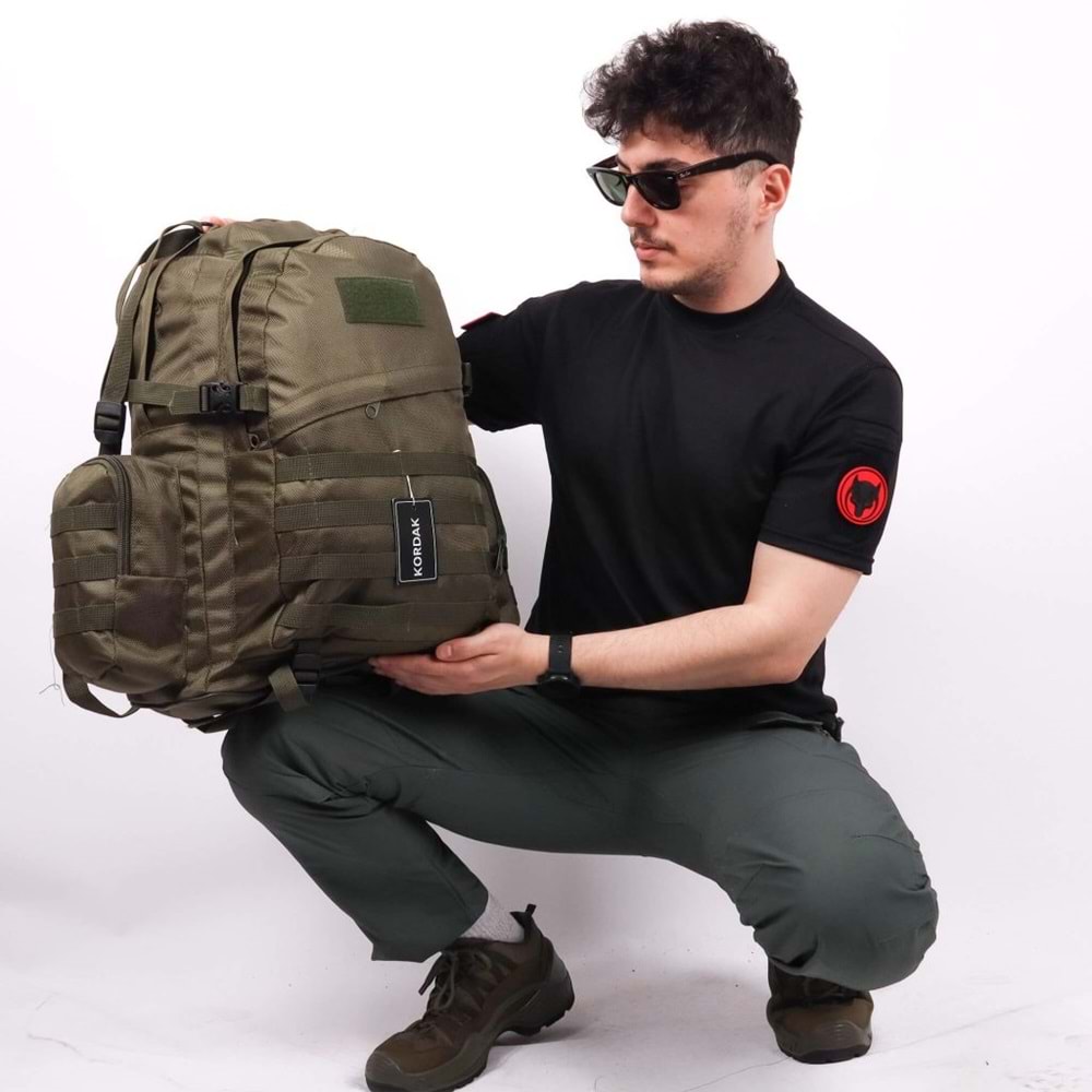 65lt Haki Outdoor Taktikal Sırt Çantası