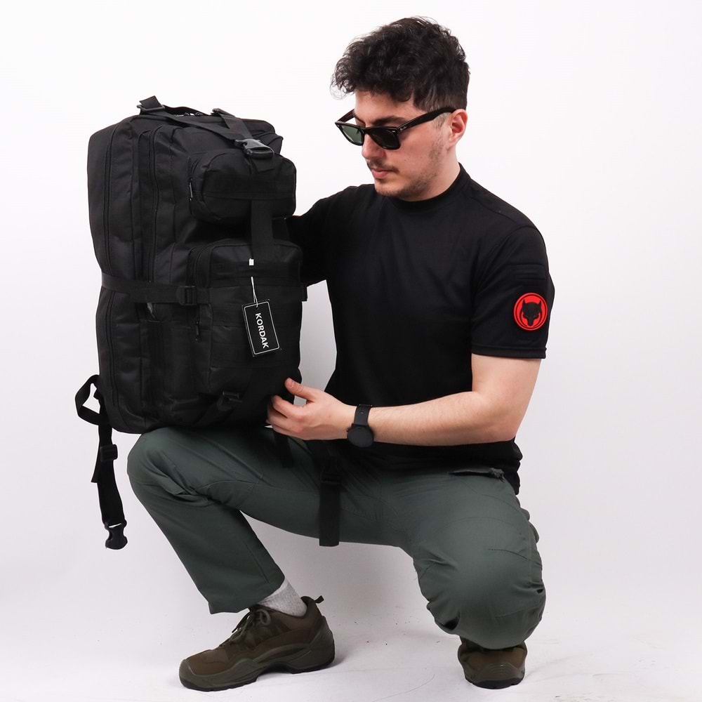65 lt Siyah Outdoor Sırt Çantası