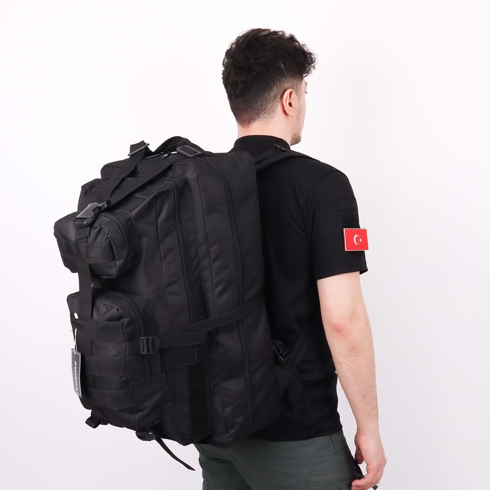 65 lt Siyah Outdoor Sırt Çantası